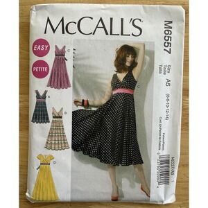 McCall's Misses' Dress Pattern M6557 Size 6-14 UC